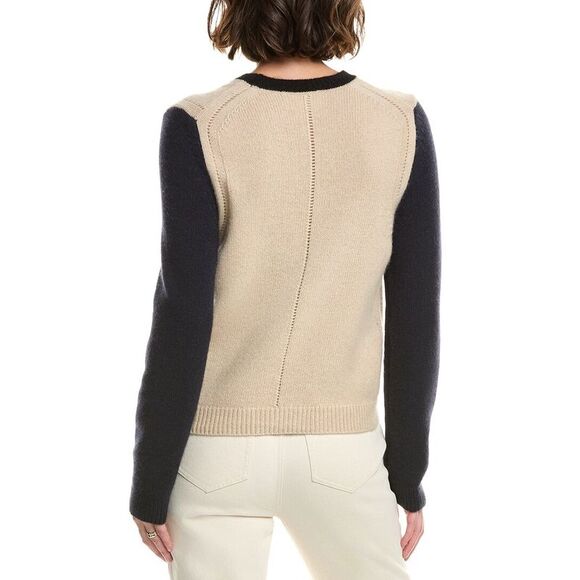 Ba&Sh Womens  Calora Cashmere Sweater, Tan - Picture 2 of 3
